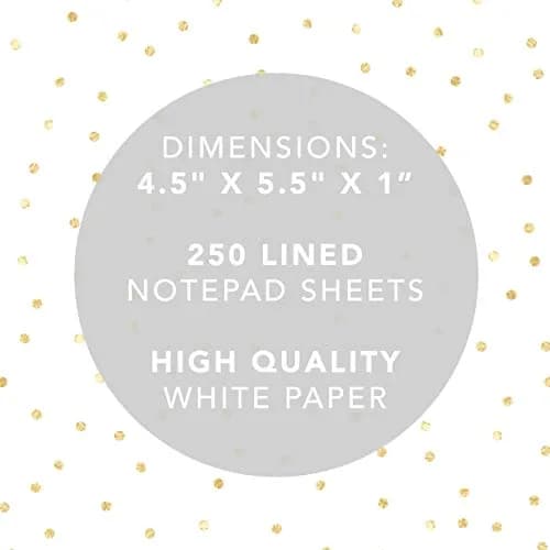Graphique de France Blush Copper Jotter Notepad 4.5" x 5.5" | 250 Tear-Off Sheets for Quick Notes thumbnail 6