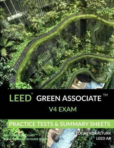 CREATESPACE LEED Green Associate V4 Exam Practice Tests & Summary Sheets | Green Building Exam Prep - main product image
