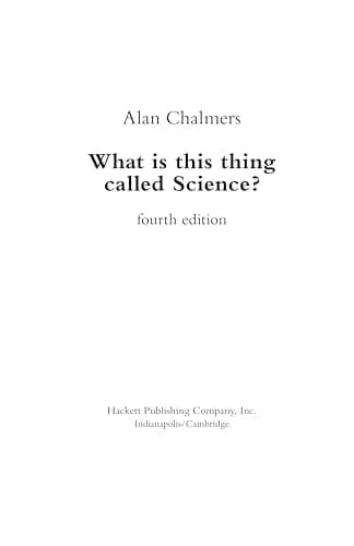 Hackett Publishing What Is This Thing Called Science? Fourth Edition | Philosophy & Science History thumbnail 2