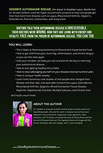 Goodbye Autoimmune Disease: How to Prevent and Reverse Chronic Illness and Inflammatory Symptoms Using Supermarket Foods (Goodbye Lupus) - 260 Pages thumbnail 2
