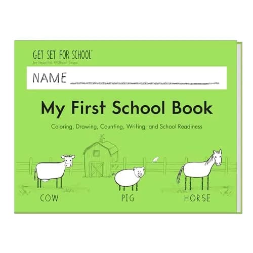 Handwriting Without Tears My First School Book Workbook, Pre-Writing, Pre-K | Supports Early Skills Development thumbnail 1