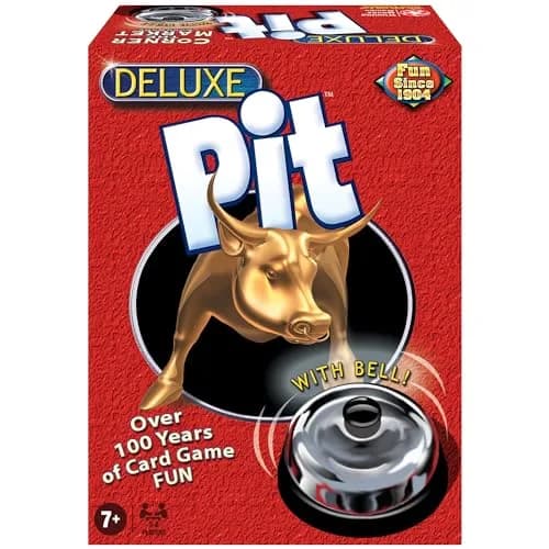 Winning Moves Deluxe Pit, Classic Trading Card Game | Fast-Paced Strategy for 3-8 Players thumbnail 1