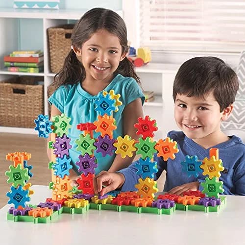 Learning Resources Gears! Gears! Gears! Deluxe Building Set | STEM & Creative Play for Kids thumbnail 2