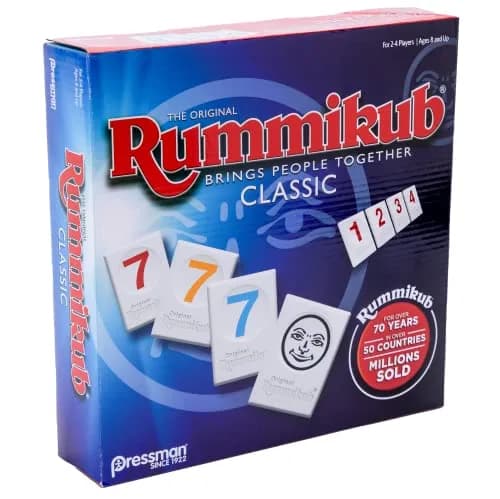 Pressman Rummikub - The Original Rummy Tile Game | Family Strategy & Luck Game for Kids, Teens, Adults | 2-4 Players, Ages 8+ thumbnail 3