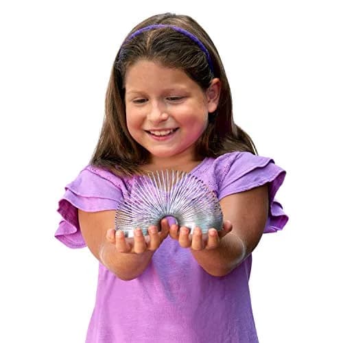 Just Play Original Slinky Walking Spring Toy 7 cm (2.75-inch) Metal Slinky | Classic Fidget Toy for Kids 5+ thumbnail 2