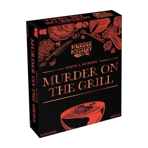 Murder Mystery Party A Murder on the Grill Game, 6-8 Players, 18+ | Interactive Dinner Party Game for Adults thumbnail 1
