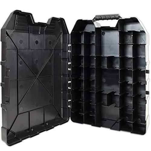 Tara Toys Hot Wheels 48-Car Storage Case | Durable Plastic Organizer for 1:64 Scale Die-Cast Toy Cars thumbnail 2