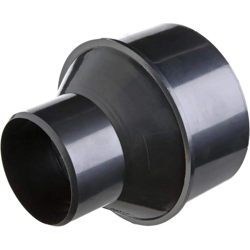 Woodstock W1044 4" To 2-1/2" Reducer | Black Power Tool Fitting for Dust Collection - main product image