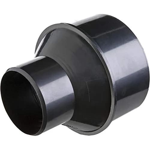 Woodstock W1044 4" To 2-1/2" Reducer | Black Power Tool Fitting for Dust Collection thumbnail 1