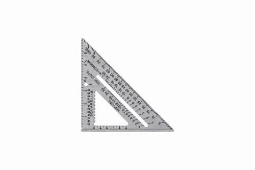 Swanson Tool S0101 7 Inch Speed Square, Blue | Accurate Layout Tool for Carpentry and Construction thumbnail 7