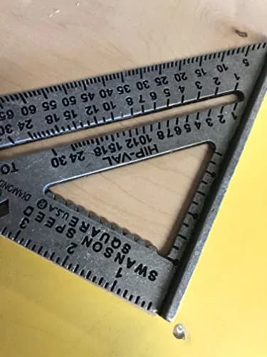 Swanson Tool S0101 7 Inch Speed Square, Blue | Accurate Layout Tool for Carpentry and Construction thumbnail 10