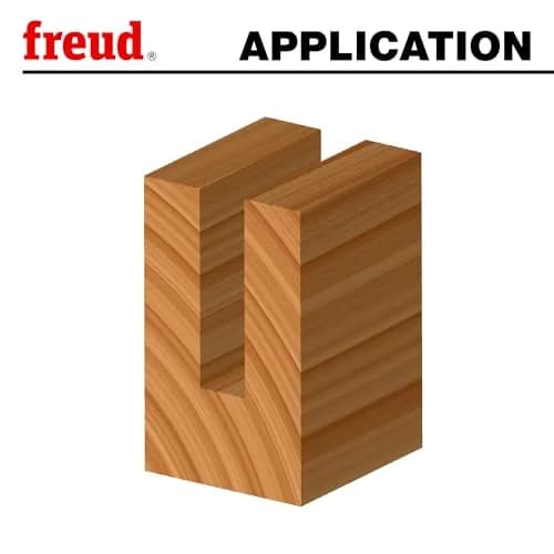 Freud 12-122 Double Flute Straight Router Bit 12.7 mm (1/2") Shank | Precision Cutting for Wood & Composites thumbnail 5