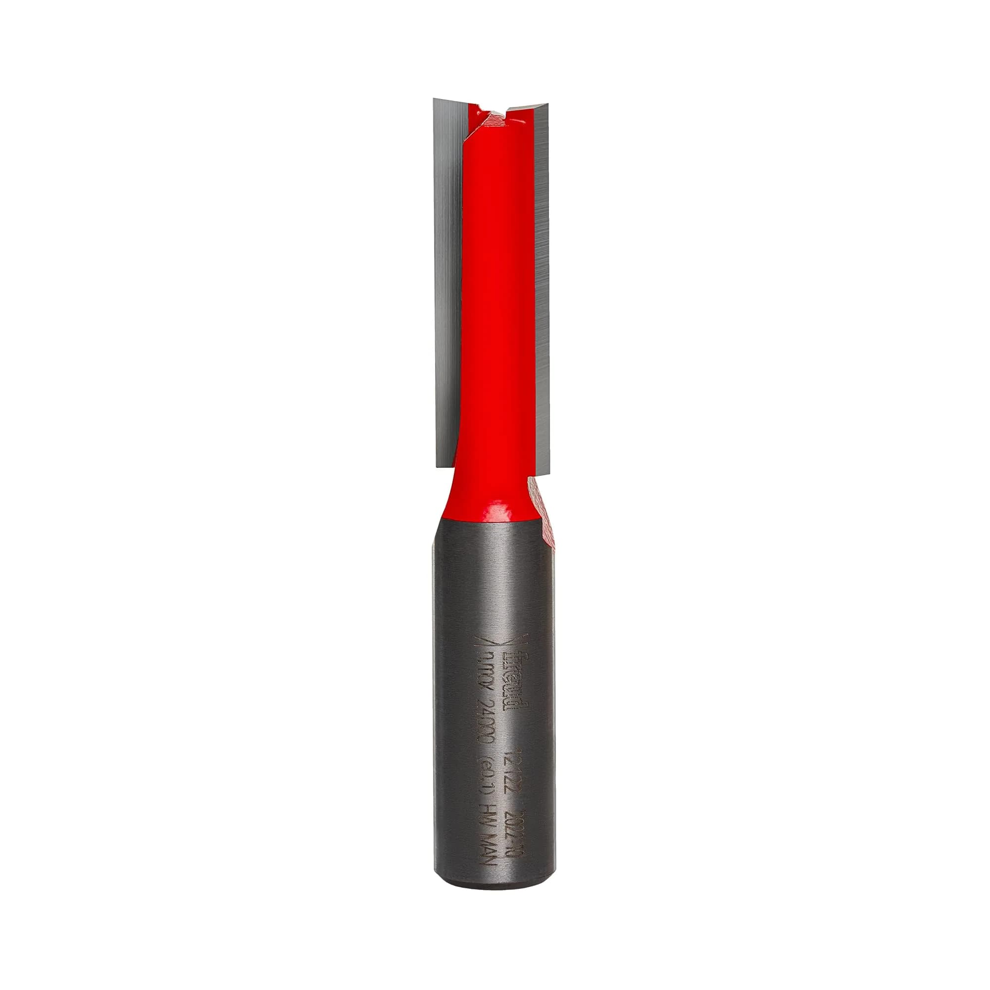 Freud 1/2" Double Flute Straight Router Bit with Tico Carbide | 1/2" Shank, 1" Cut Length, 2 Cutters — 1/2 Inch Shank