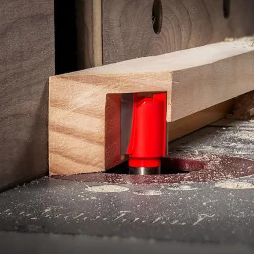 Freud 1/2" Double Flute Straight Router Bit with TiCo Carbide - 2" Cut Height | Precision Grooving & Edge Routing thumbnail 6