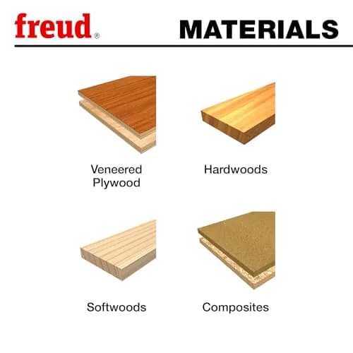 Freud 1/2" Double Flute Straight Router Bit with TiCo Carbide - 2" Cut Height | Precision Grooving & Edge Routing thumbnail 3