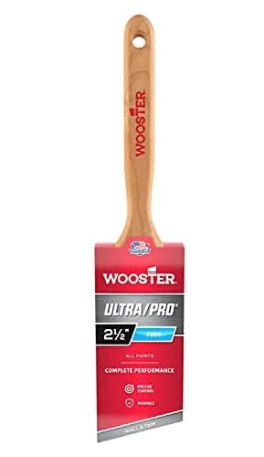 Wooster Brush 4174-21/2 ANG SASH Brush 2.5-Inch Paintbrush with 7-Inch Handle | Professional Grade for Medium-Weight Coatings thumbnail 1