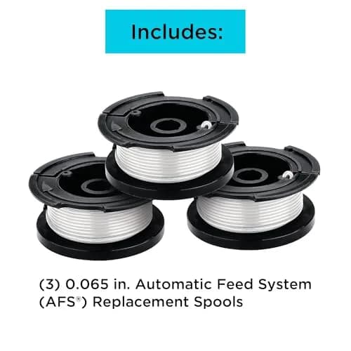 BLACK+DECKER Weed Eater String, Genuine OEM OEM, 3-Pack, 30 Feet, 0.065-Inch Diameter | Automatic Feed System thumbnail 2