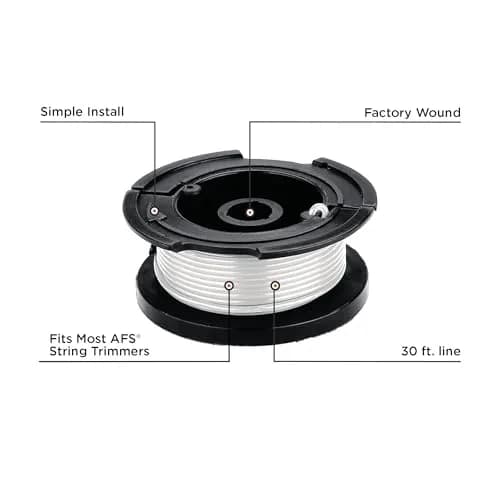 BLACK+DECKER Weed Eater String, Genuine OEM OEM, 3-Pack, 30 Feet, 0.065-Inch Diameter | Automatic Feed System thumbnail 3