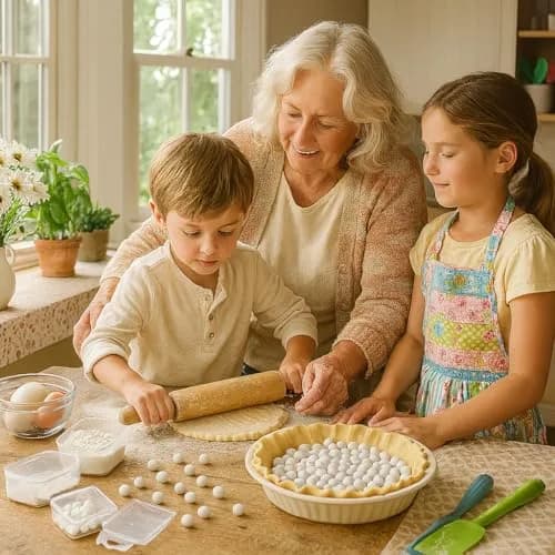 Mrs. Anderson's Baking Ceramic Pie Crust Weights, 135 Count (8 oz) | Blind Baking Tool for Even Crust Results thumbnail 5