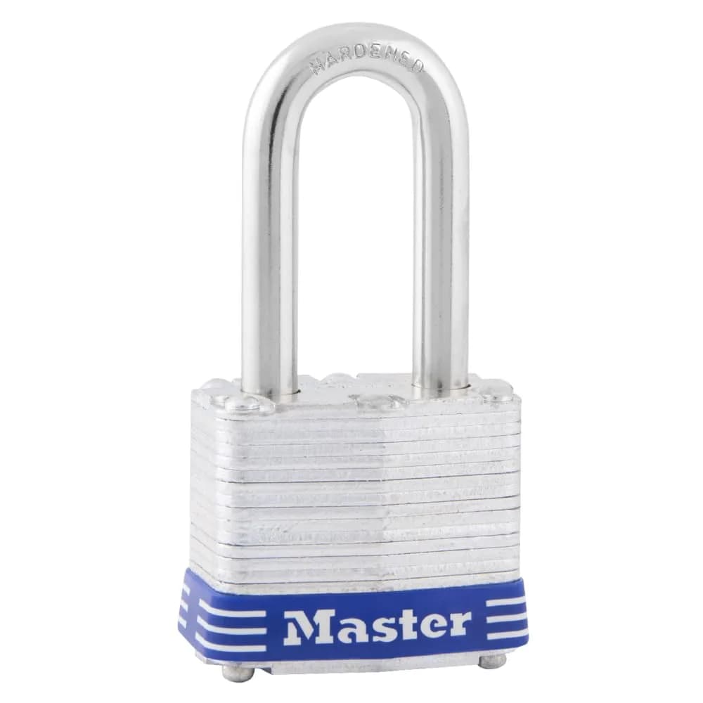 Master Lock 3DLF Outdoor Padlock with Key 1-1/2" Shackle | Durable Steel Lock for Outdoor Use - main product image