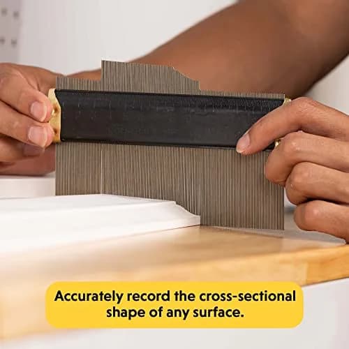 General Tools 837 Contour Gauge 6" (15.24 cm) | Instantly Copy Any Shape for Woodworking & Flooring thumbnail 4