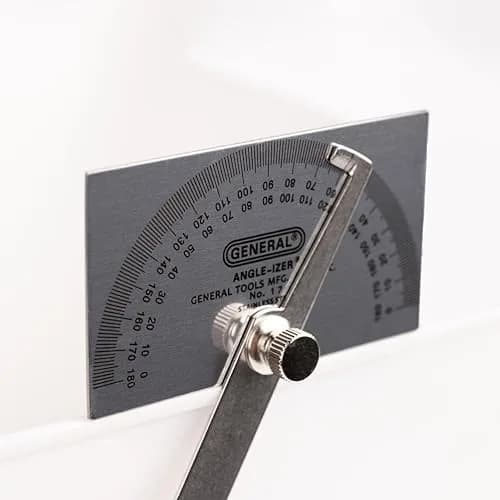General Tools Square Head Protractor & Angle Finder 15.2 cm (6") | Precise Angle Measurement for Carpentry & Framing thumbnail 6