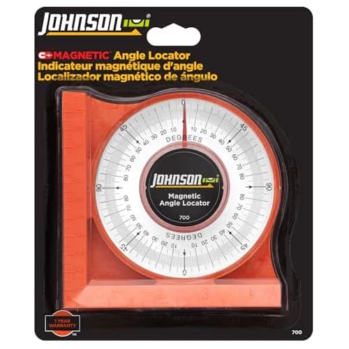 Johnson Magnetic Angle Locator 700 | Durable, High-Visibility Orange, 0-90° Readings thumbnail 3