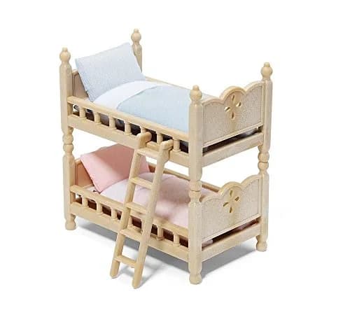 Calico Critters Stack & Play Beds Set - Dollhouse Furniture & Accessories | Bunk Beds for Critters, 8+ Pieces, 1:24 Scale thumbnail 1