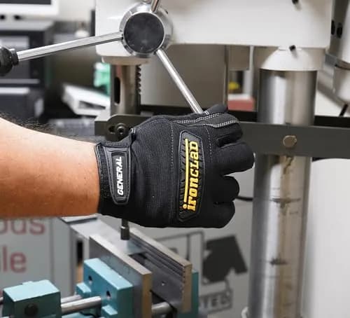 Ironclad GUG04L General Utility Spandex Gloves, Black, Large, 1 Pair | ANSI Abrasion Level 3 Work Gloves thumbnail 8