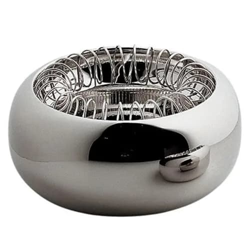 Alessi Spirale Ashtray 12cm (4.72in) | Designer Achille Castiglioni, Stainless Steel thumbnail 3