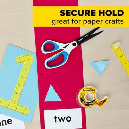 Scotch Permanent Double Sided Tape with Dispenser 1.27 cm x 635 cm (0.5 in. x 250 in.) | Mess-Free Permanent Adhesive thumbnail 8