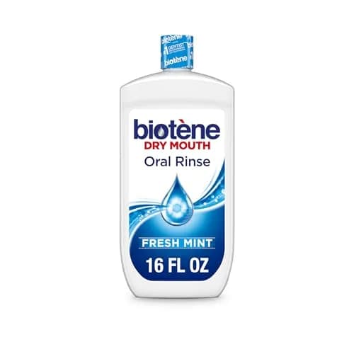 Biotène Oral Rinse Mouthwash for Dry Mouth, Fresh Mint - 16 fl oz | Soothes & Lubricates for 4 Hours thumbnail 1