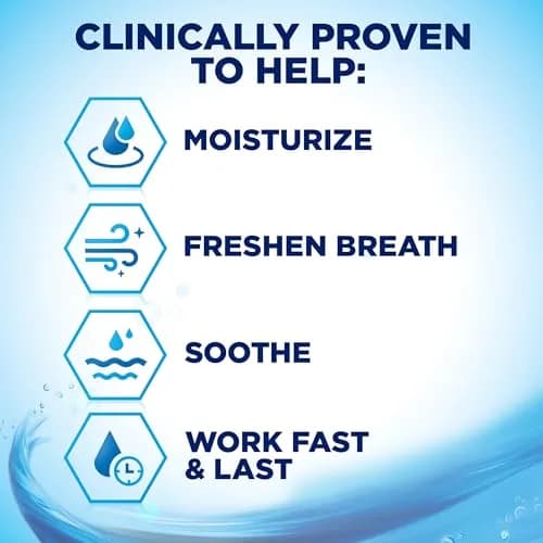 Biotène Oral Rinse Mouthwash for Dry Mouth, Fresh Mint - 16 fl oz | Soothes & Lubricates for 4 Hours thumbnail 3