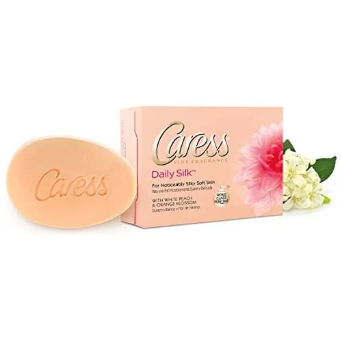 Caress Beauty Bar Soap for Women, Daily Silk with Silk Extract & Floral Oil, 3.75 oz, 2 Bath Bars | Silky, Moisturizing Body Soap thumbnail 3