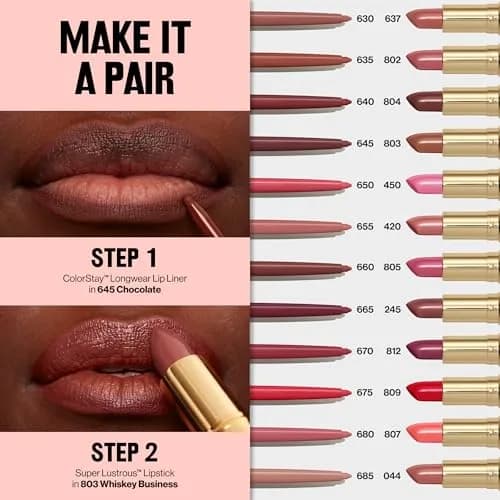REVLON ColorStay Longwear Lip Liner Nudes 0.01 oz (0.28 g) | Defines Lips for 16 Hours thumbnail 5