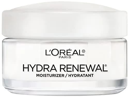 L'Oreal Paris Hydra-Renewal Face Moisturizer for Dry Sensitive Skin with Pro-Vitamin B5, 50ml (1.7 Oz) thumbnail 1