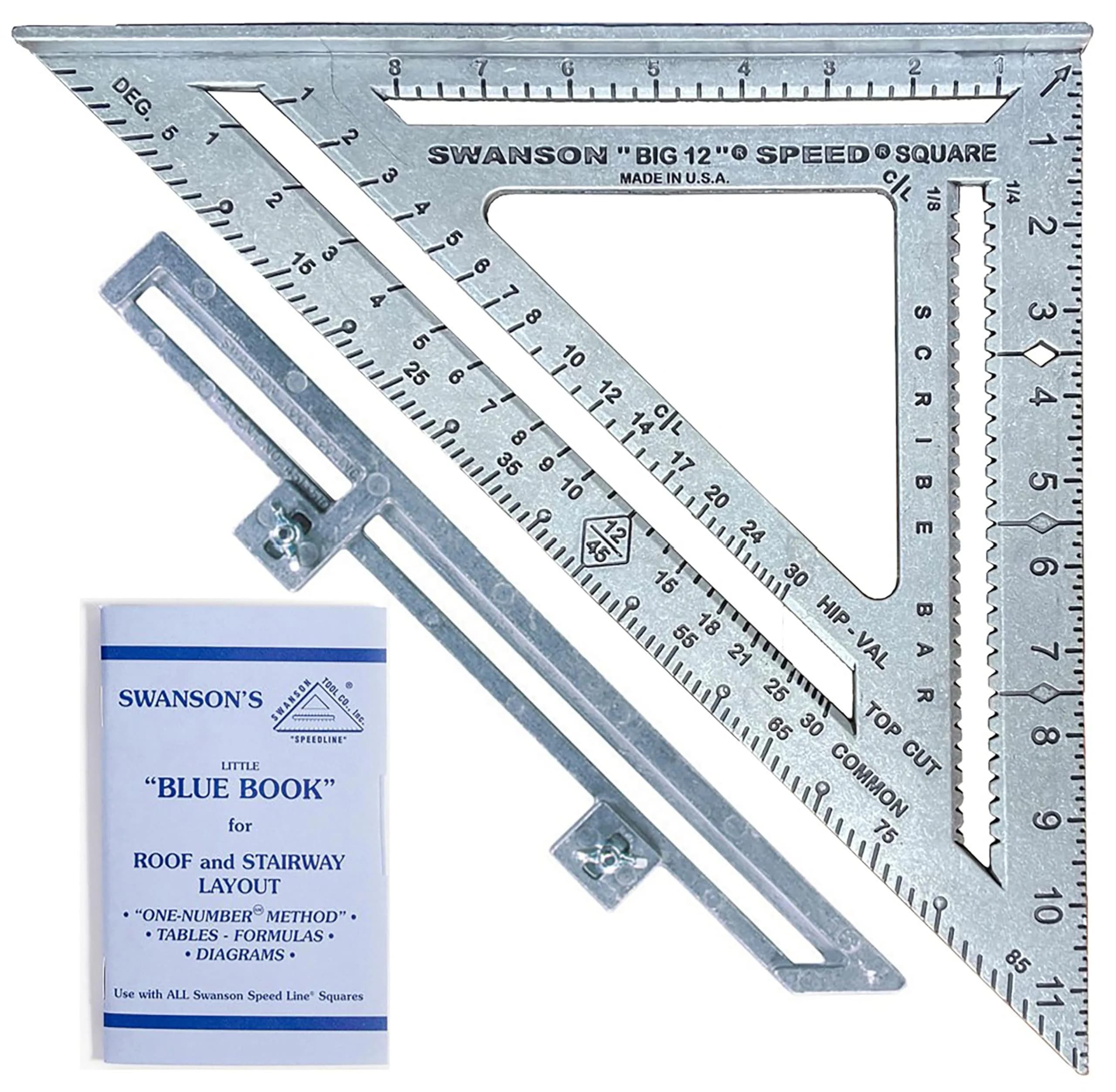 Swanson Speed Square Pro 7" | Accurate 90° & 45° Layout for Framing — 12 inch