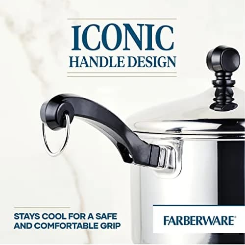 Farberware Classic Series Stainless Steel Sauce Pan with Lid, 2 Qt | Induction Compatible, Oven Safe thumbnail 5