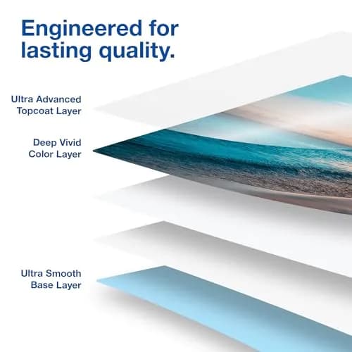 Epson Premium Photo Paper Glossy, 8x10 Inch Borderless, 20 Sheets | High-Gloss Finish for Cherished Photos thumbnail 5