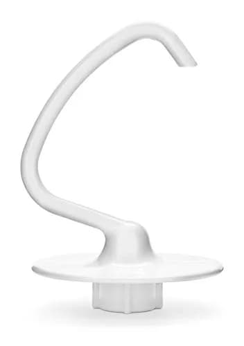KitchenAid K45DH Dough Hook Replacement for KSM90 and K45 Stand Mixer | Dishwasher Safe, Metal, White thumbnail 1