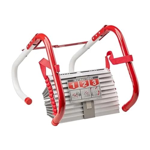 Kidde 2-Story Fire Escape Ladder, 13-Foot (3.96 m) Rope Ladder with Anti-Slip Rungs | Tested to 1,000 lbs thumbnail 1
