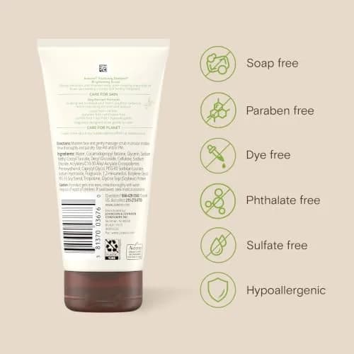 Aveeno Positively Radiant Skin Brightening Exfoliating Daily Face Wash Scrub 140ml (5 Oz) | Gentle Exfoliant for Brighter Skin thumbnail 8