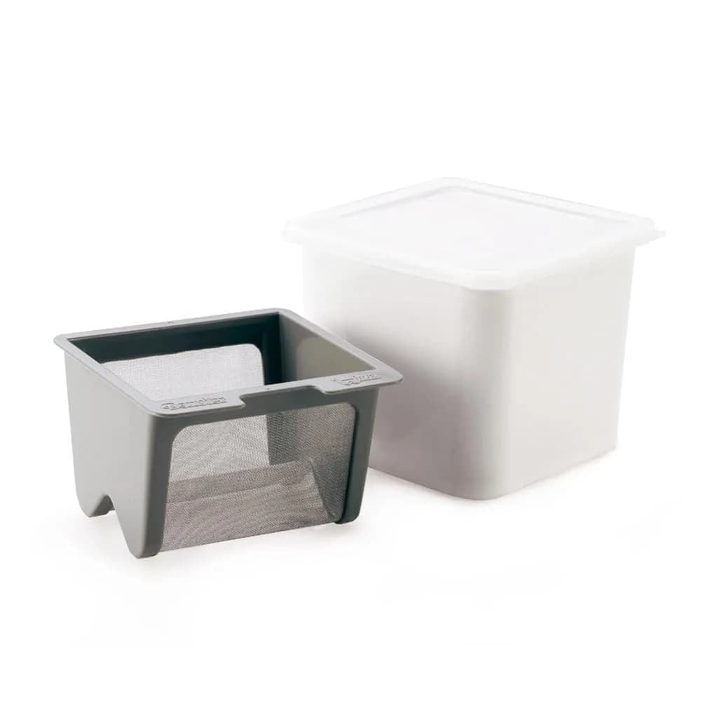 Cuisipro Yogurt Cheese Maker, White | Converts 3 cups yogurt into 1 cup cheese in 24h