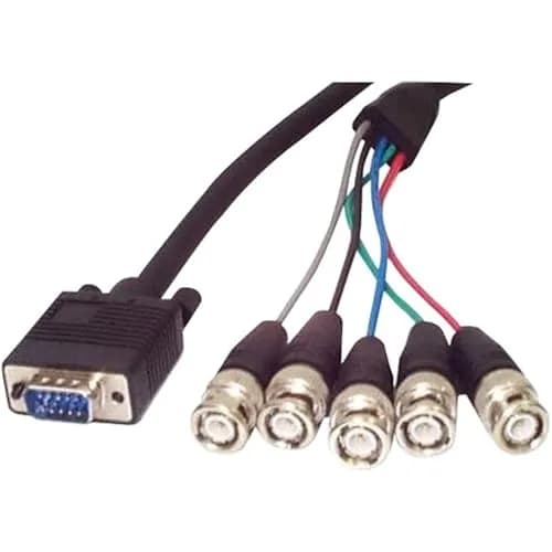 StarTech.com 6 ft (1.8 m) VGA to BNC Cable - Male/Male - Coaxial High Resolution - VGABNC5 thumbnail 1