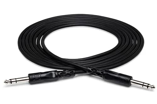 Hosa CSS-110 Balanced Interconnect Cable 1/4 Inch TRS to Same, 3.05 m (10 Feet) | Professional Audio Signal Integrity thumbnail 1