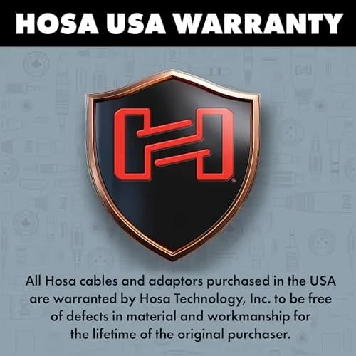 Hosa CSS-110 Balanced Interconnect Cable 1/4 Inch TRS to Same, 3.05 m (10 Feet) | Professional Audio Signal Integrity thumbnail 6