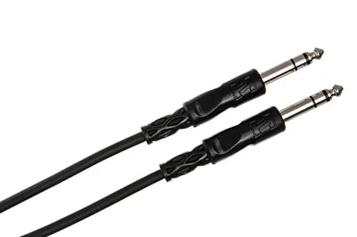 Hosa CSS-110 Balanced Interconnect Cable 1/4 Inch TRS to Same, 3.05 m (10 Feet) | Professional Audio Signal Integrity thumbnail 2