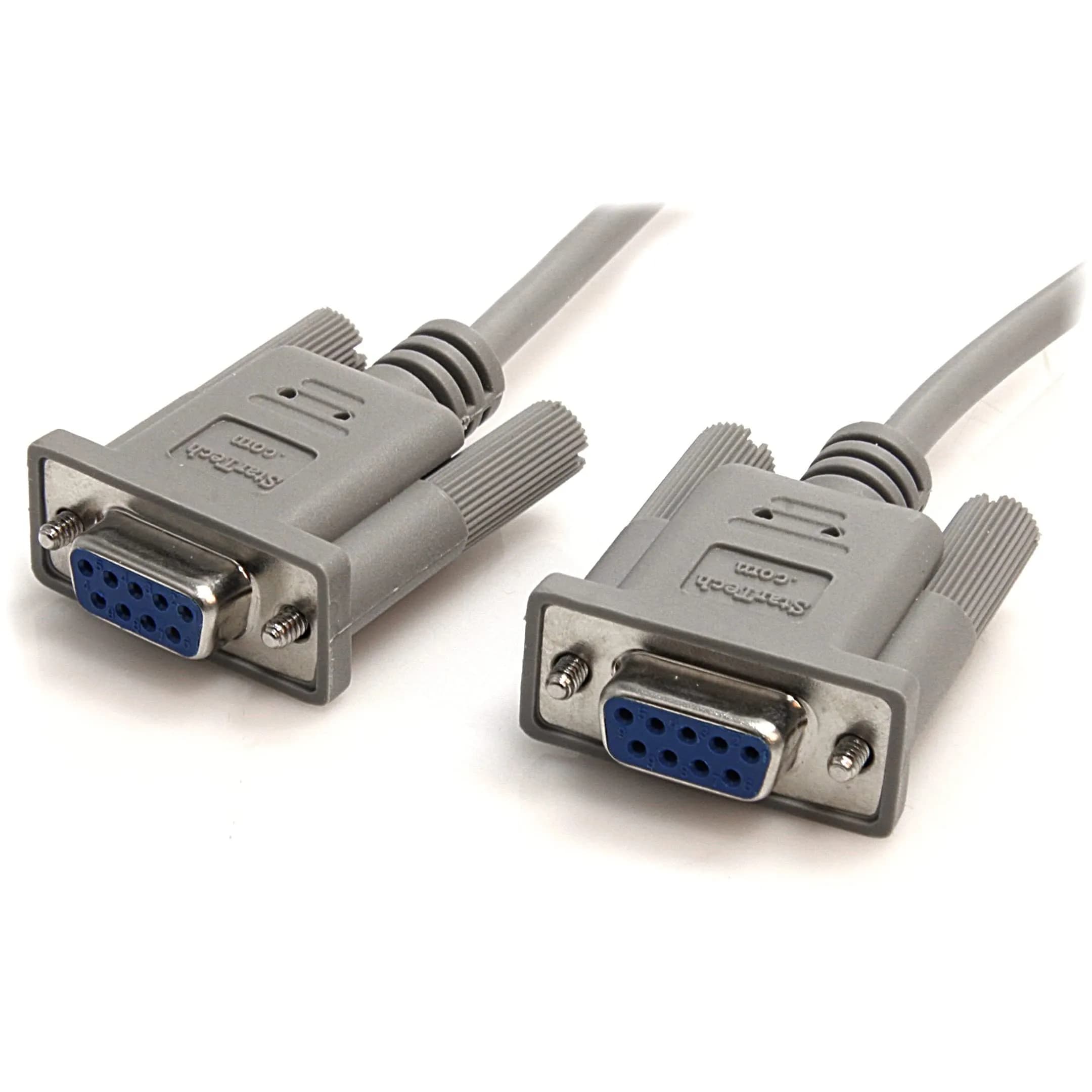StarTech.com 10' RS232 Serial Null Modem Cable - Null modem cable - DB-9 (F) to DB-9 (F) - 10 ft - main product image