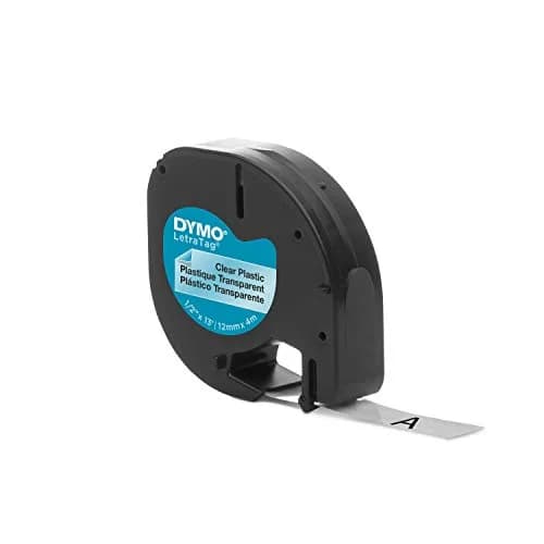 DYMO LetraTag Labeling Tape Black on Clear 12mm (0.47'') x 13' | Authentic USA Import for Label Makers thumbnail 3