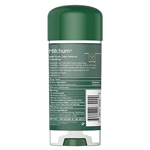 Mitchum Advanced Control Clear Gel Antiperspirant & Deodorant Unscented 96g (3.4 oz) | Clinically Proven All-Day Wetness Protection thumbnail 2
